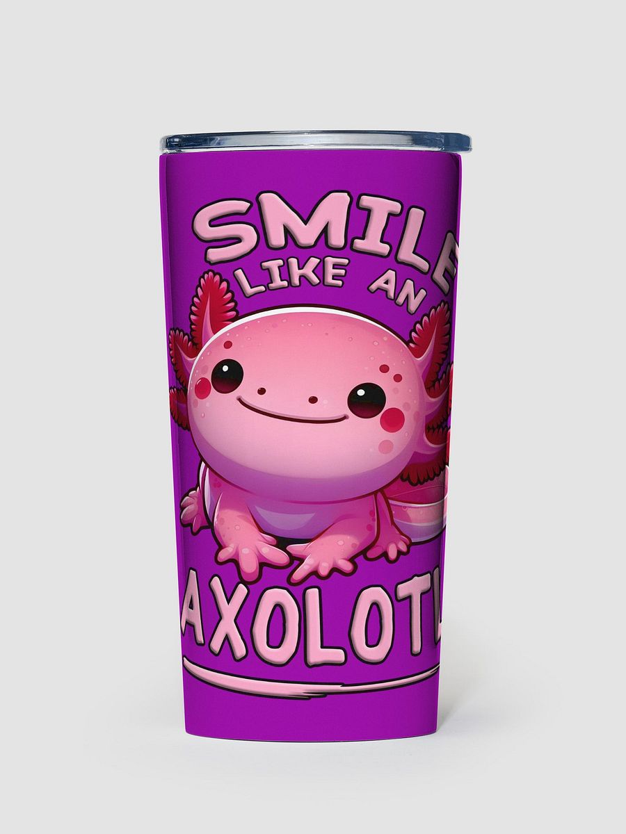 Smile Like an Axolotl Tumbler product image (1)