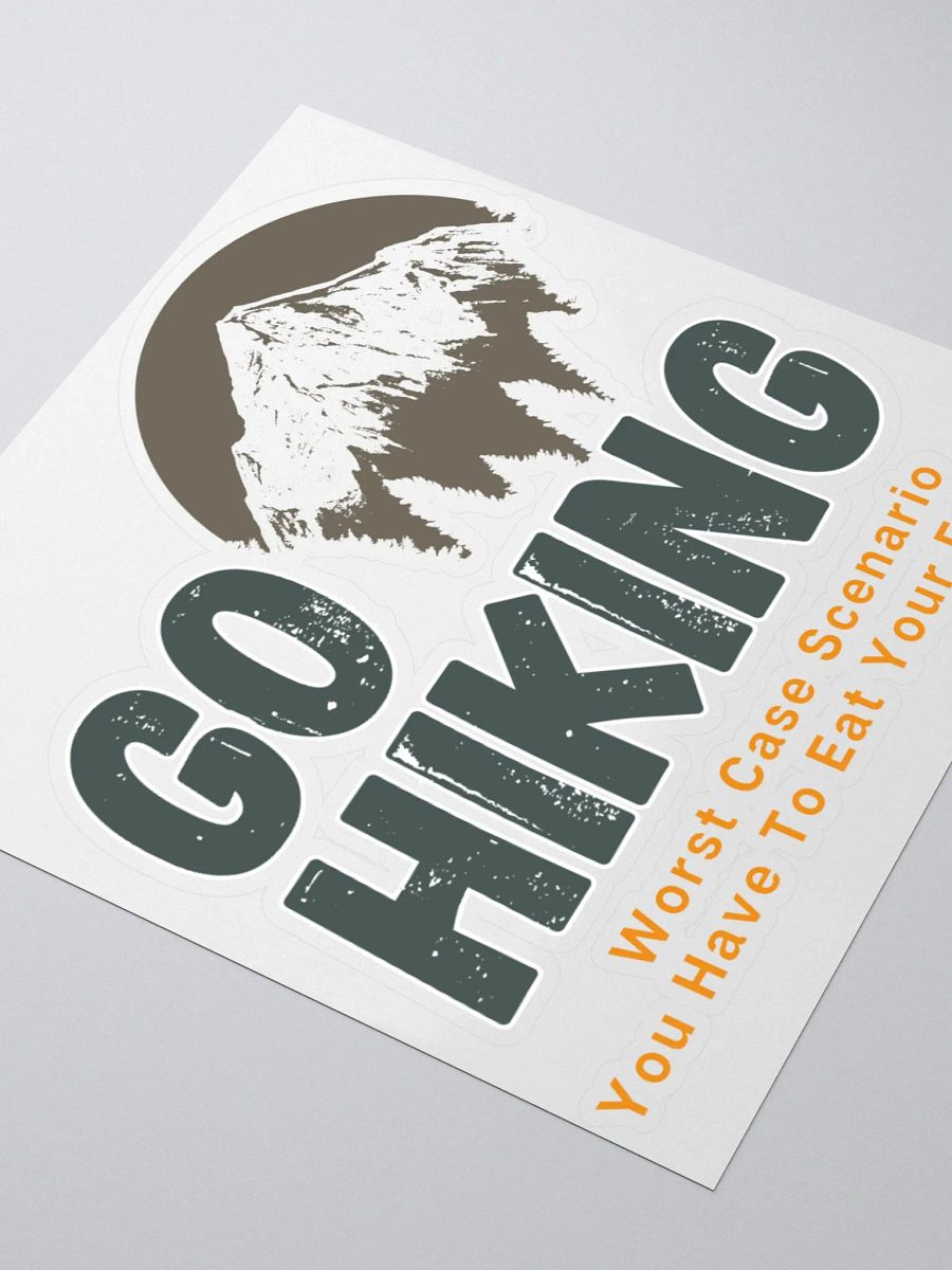 Ho Hiking, Worst Case Sticker product image (3)
