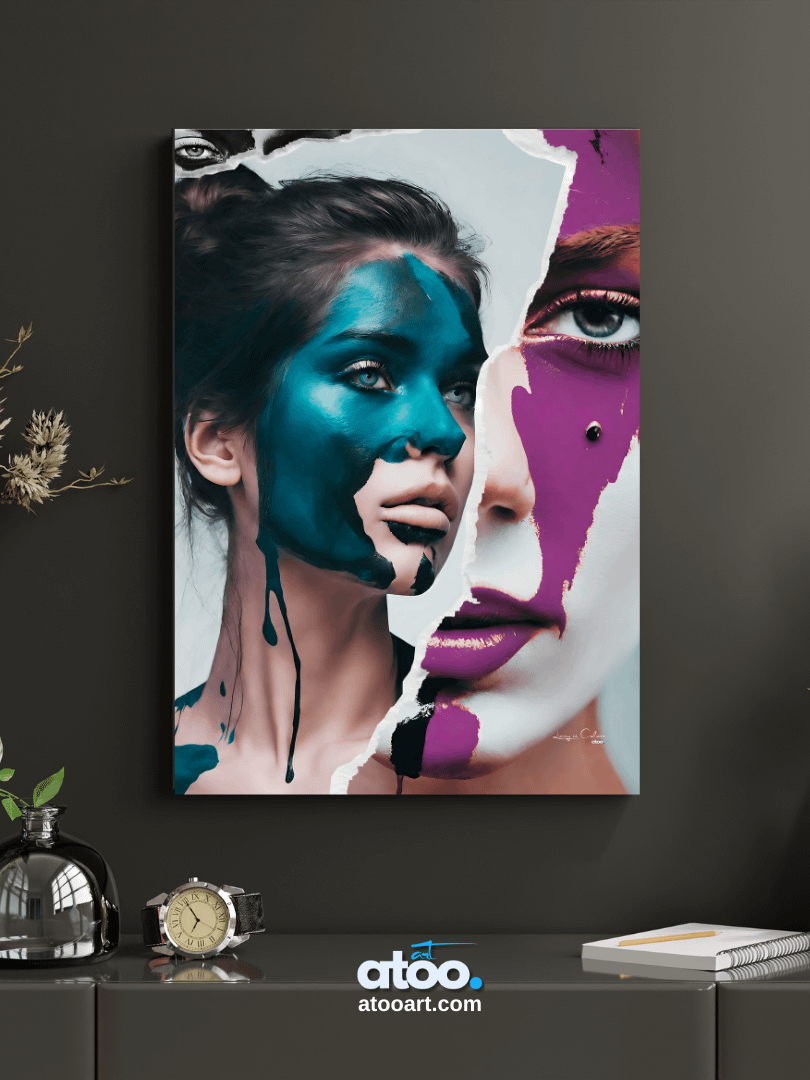 Living in Colors | Three color clash... | Collage Wall Art product image (3)