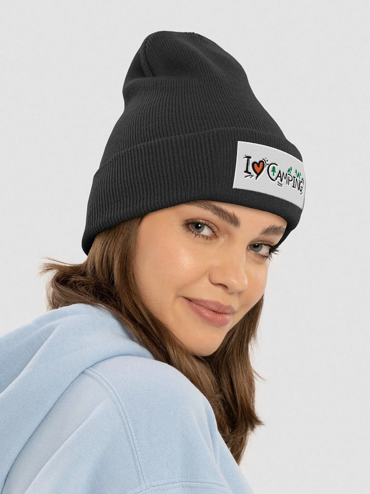 I Love Camping Embroidered Winter Cap #2 product image (2)