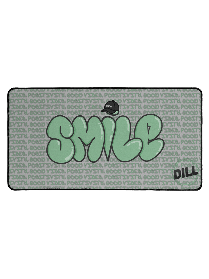 Dill's Smile Line Desk Mat 15.5" x 31.5" product image (1)