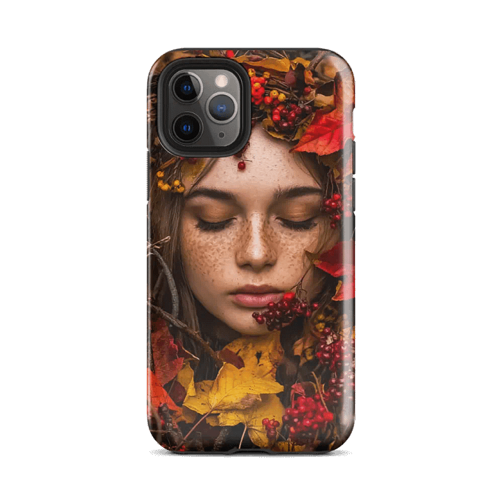 Autumnal Reverie - A Mesmerizing Portrait Of A Woman iPhone Case product image (25)