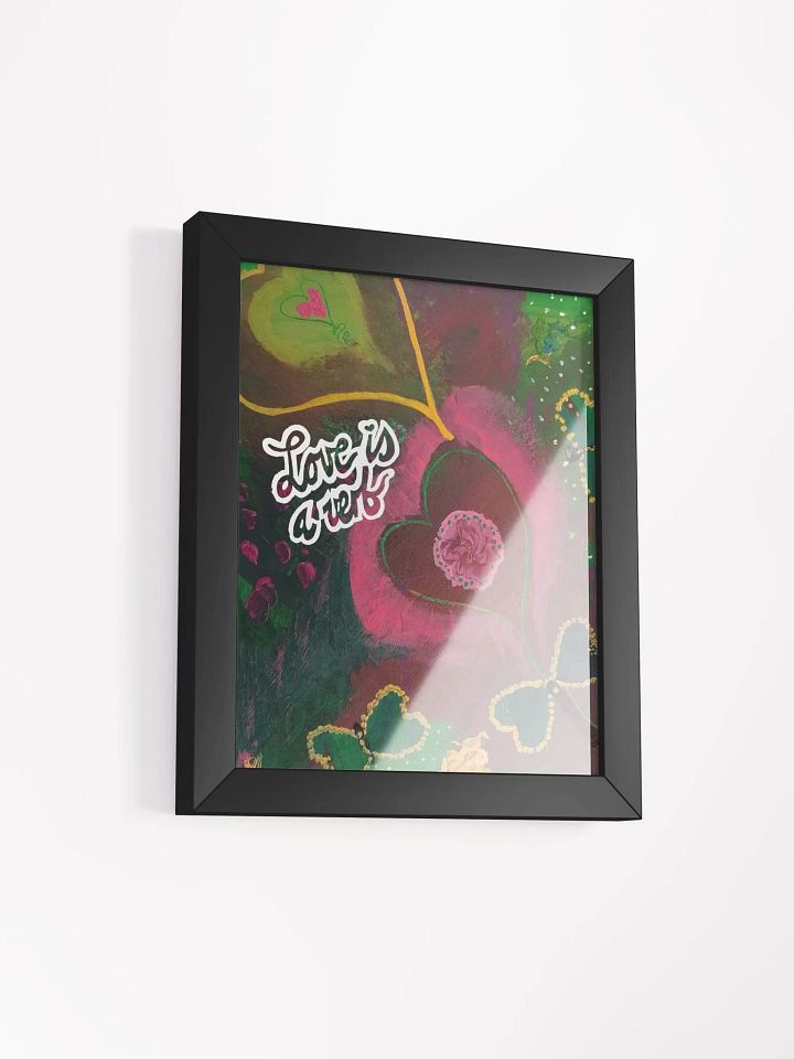 Love is a Verb Framed Art Poster product image (9)