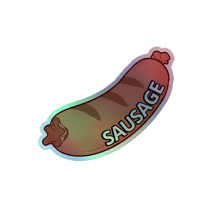 Retri - SAUSAGE HOLOGRAPHIC STICKER product image (2)