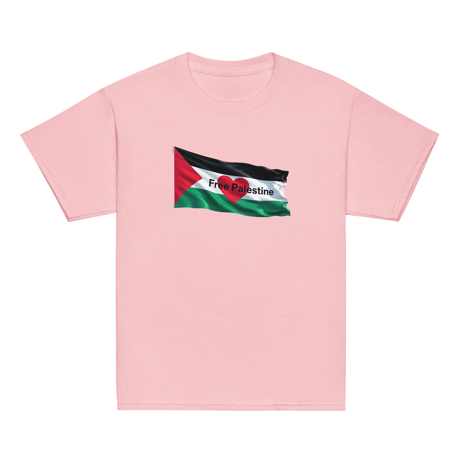 Free Palestine Flag image Youth Tee product image (2)