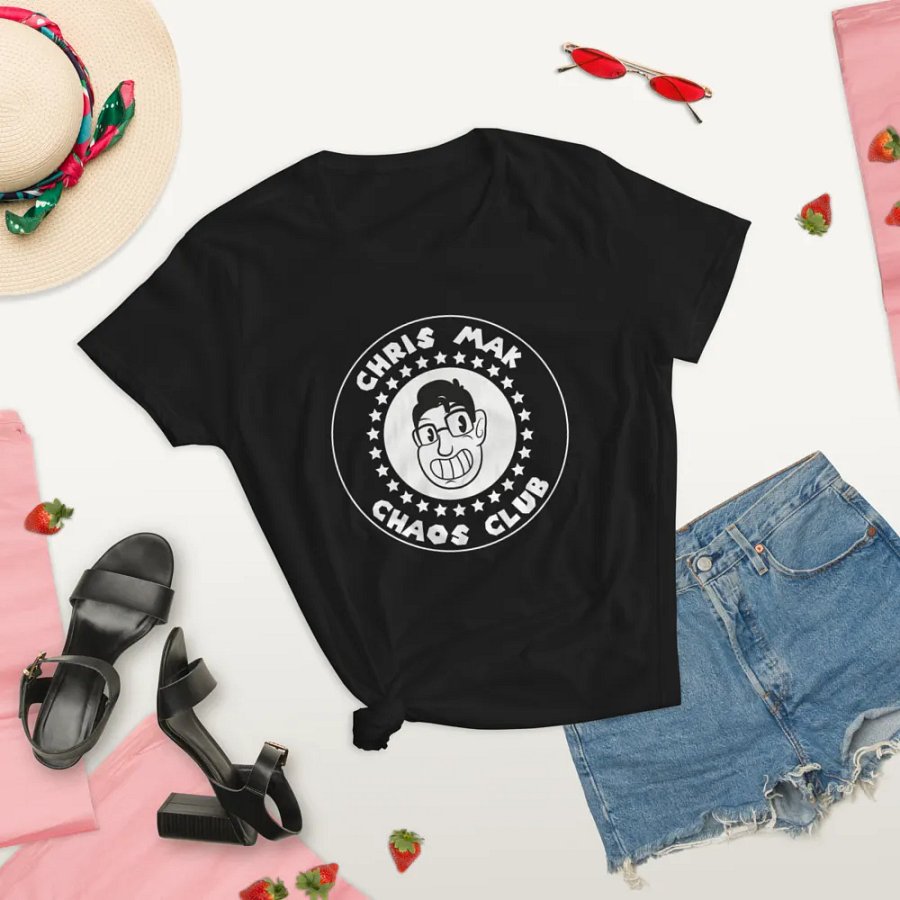 WOMEN'S FIT CHAOS CLUB SHIRT (DARK) product image (11)