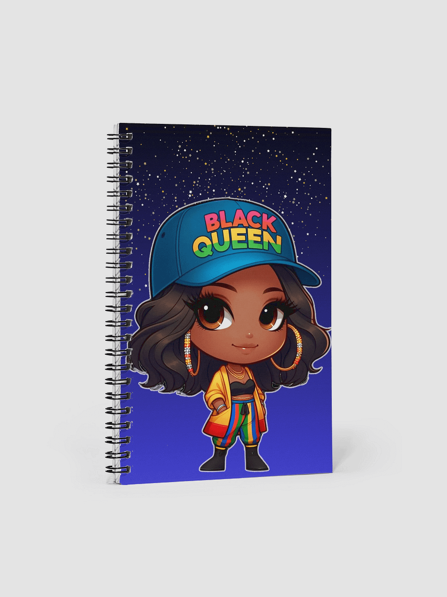 Black Queen Chibi Spiral Notebook product image (1)