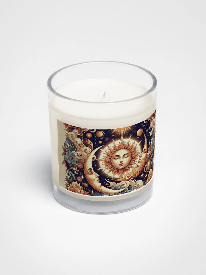 Soy Wax Candle In A Clear Glass Jar product image (2)