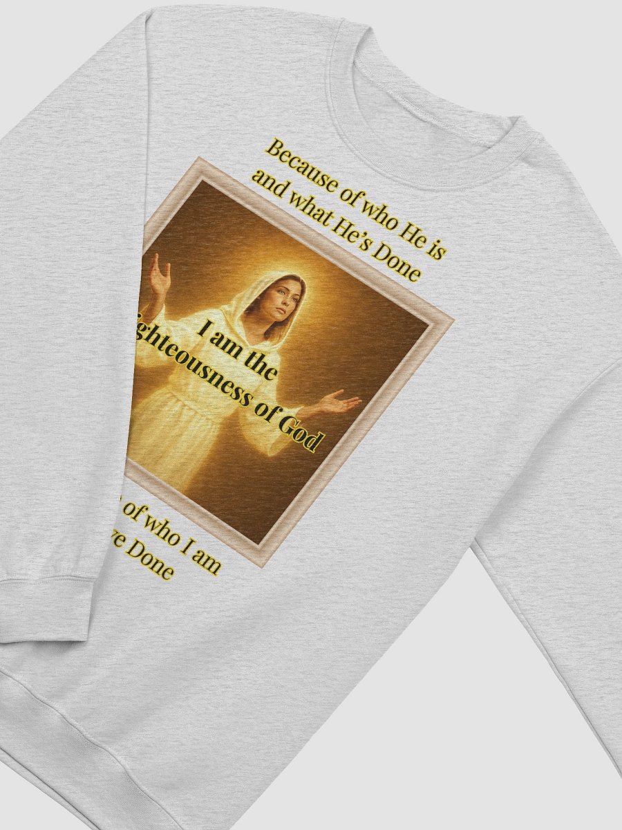 I am the Righteousness of God (Female) Gildan Classic Crewneck Sweatshirt Light Colors product image (16)