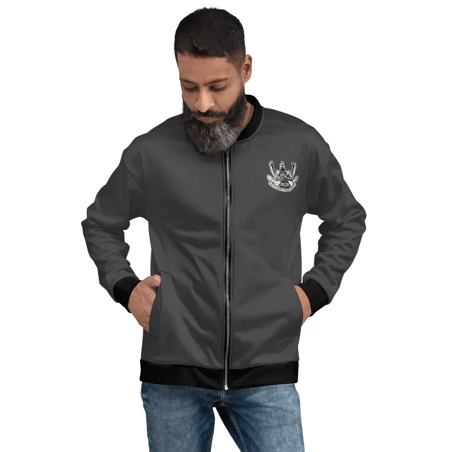 Black Foss double tug Bomber Jacket product image (9)