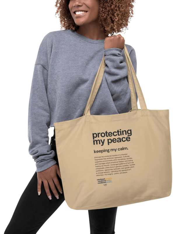 Official Planted By Calm | Calm Keepers Organic Cotton Tote (Style 2) product image (2)