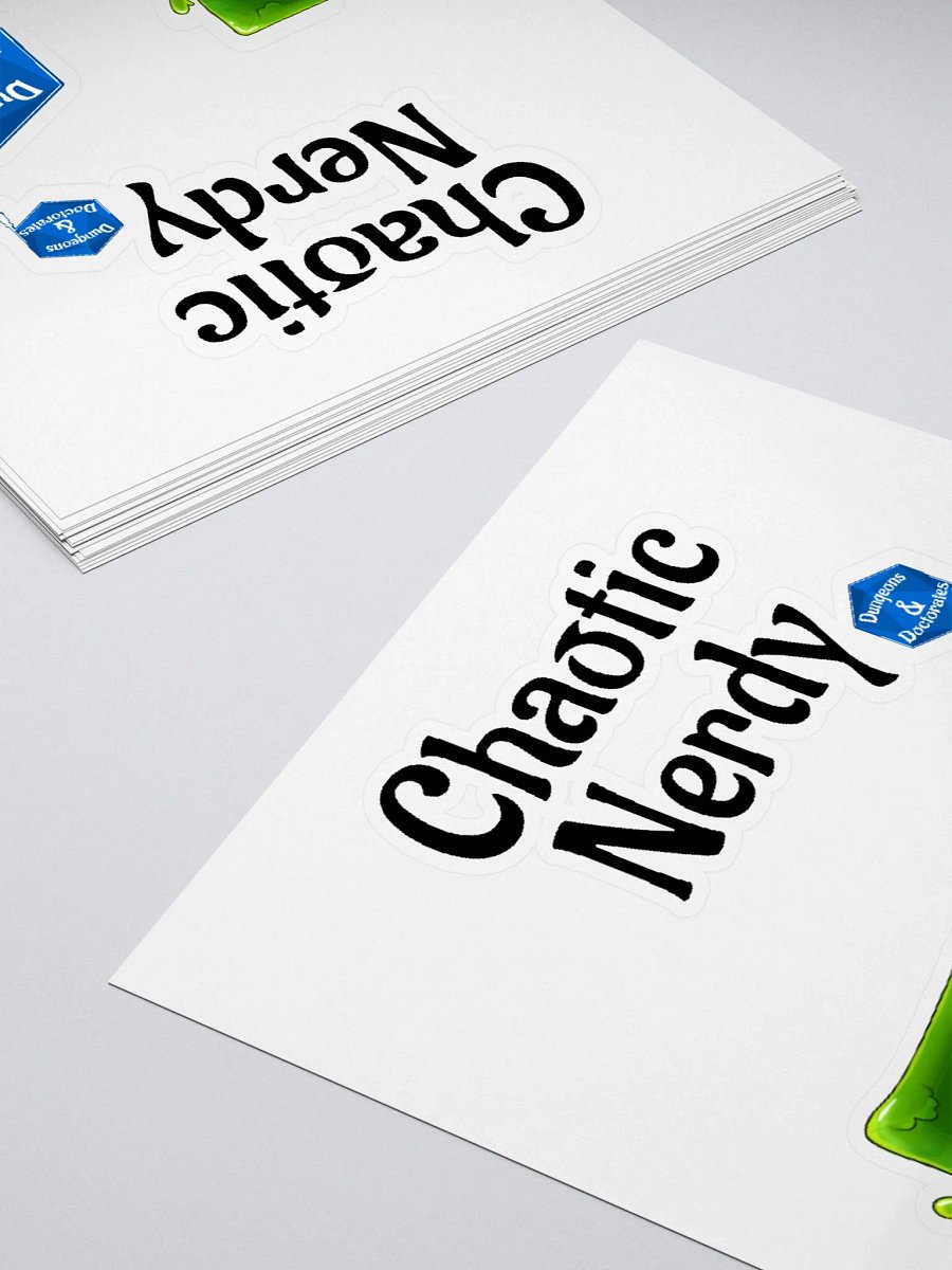 Chaotic Nerdy - Sticker Sheet product image (4)