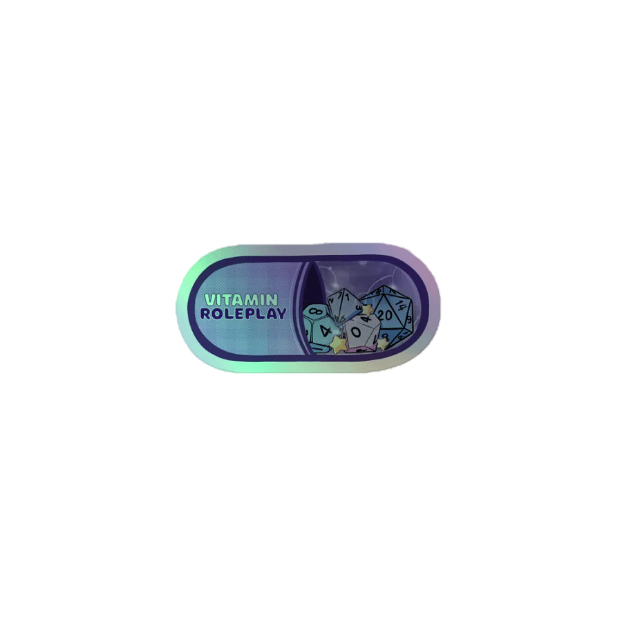 Vitamin Roleplay Holo Sticker product image (1)