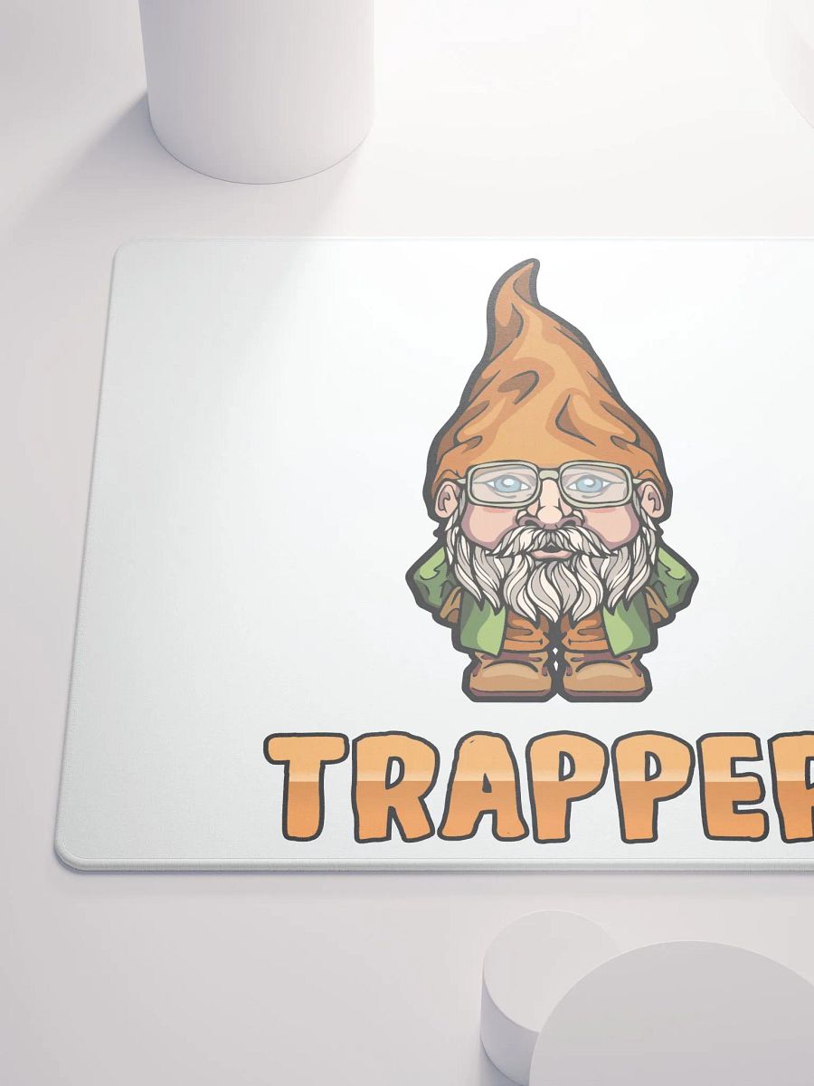 Trapper Logo Gaming Mouse Pad - White Background product image (6)
