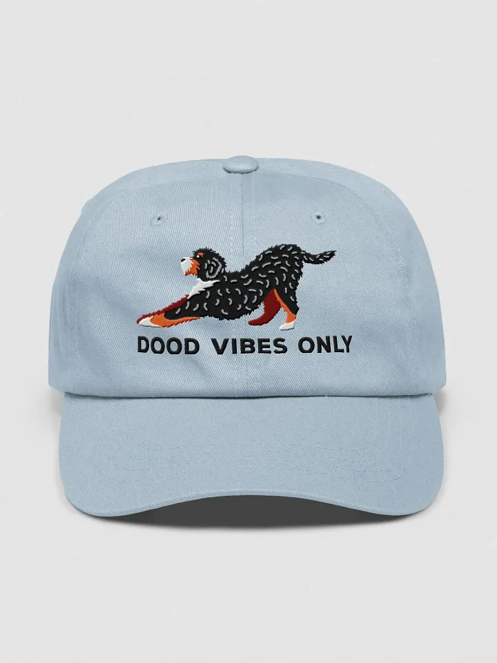Dood Vibes Only Classic Dad Hat(Embroidered) of a Bernedoodle product image (9)