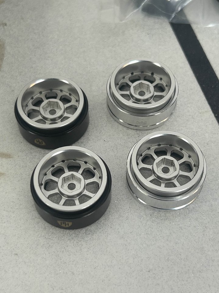 Powerhobby 1.0 wheels (silver) product image (2)