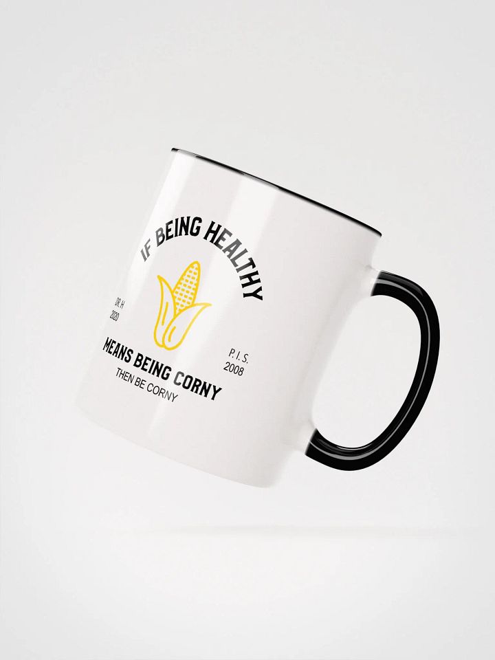 Corny Is Healthy - Mug with Color Inside product image (2)