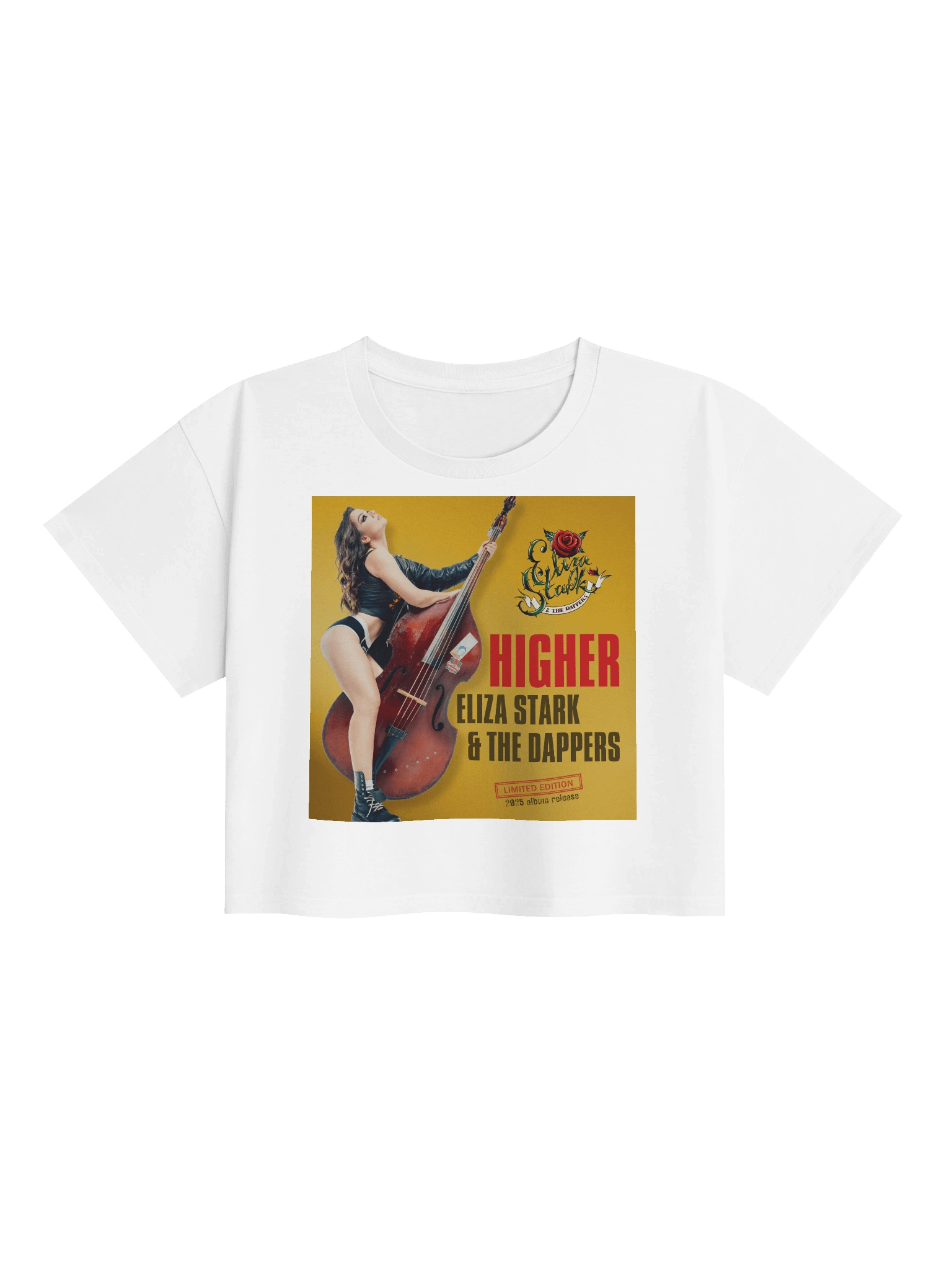 Higher Cropped Tee - White product image (1)