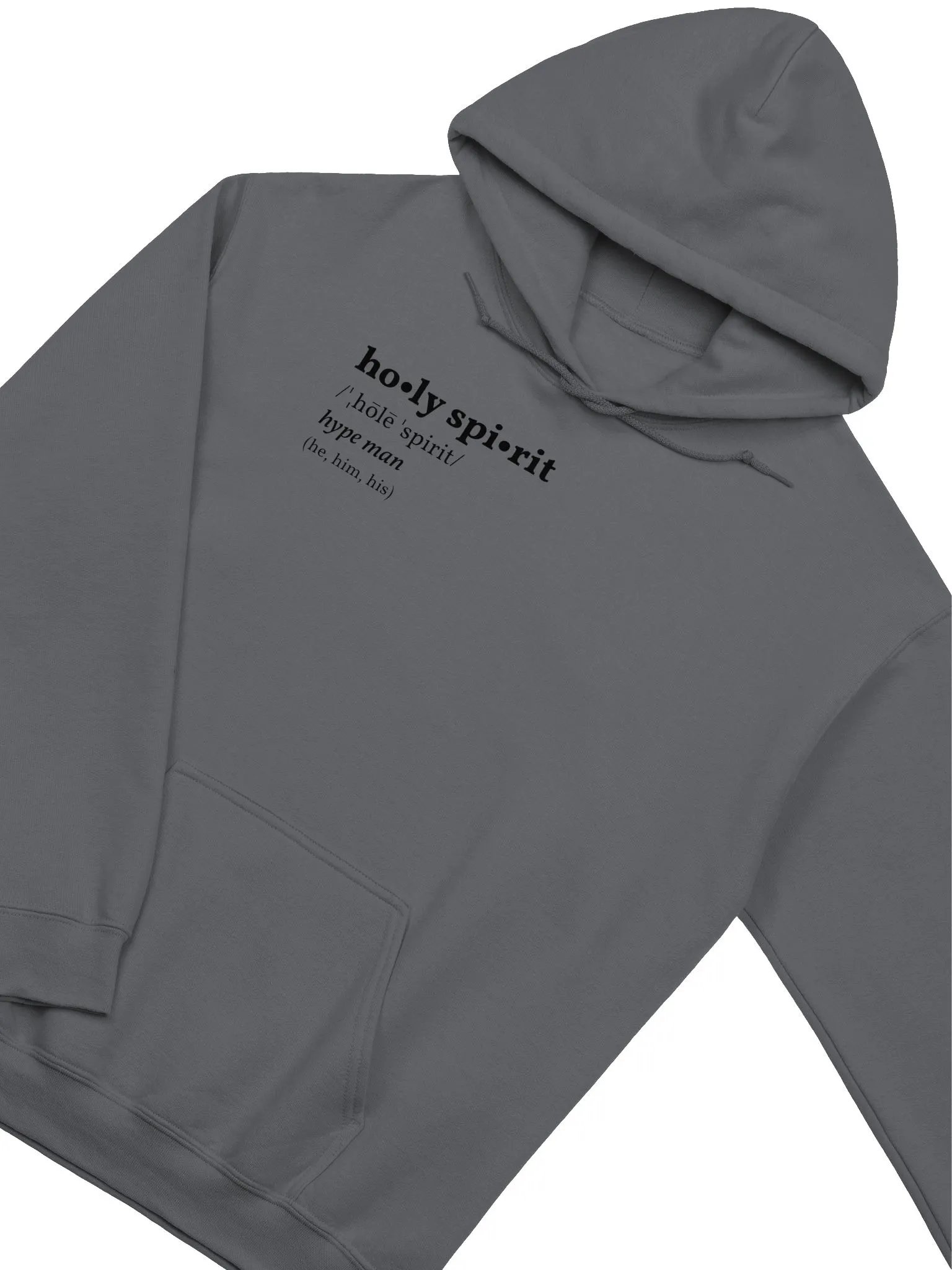 Holy Spirit (he,him,his) Gray Hoodie product image (2)