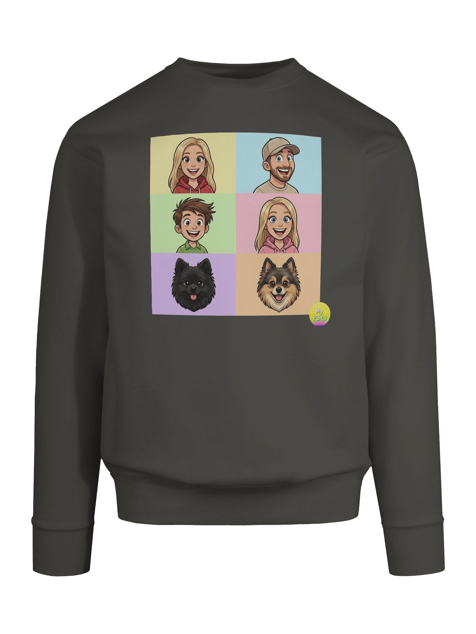 Squares My PB & J Adult Sweatshirt product image (107)