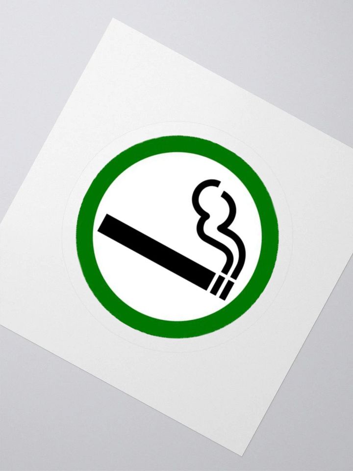 Smokey Circle Kiss Cut Stickers product image (6)