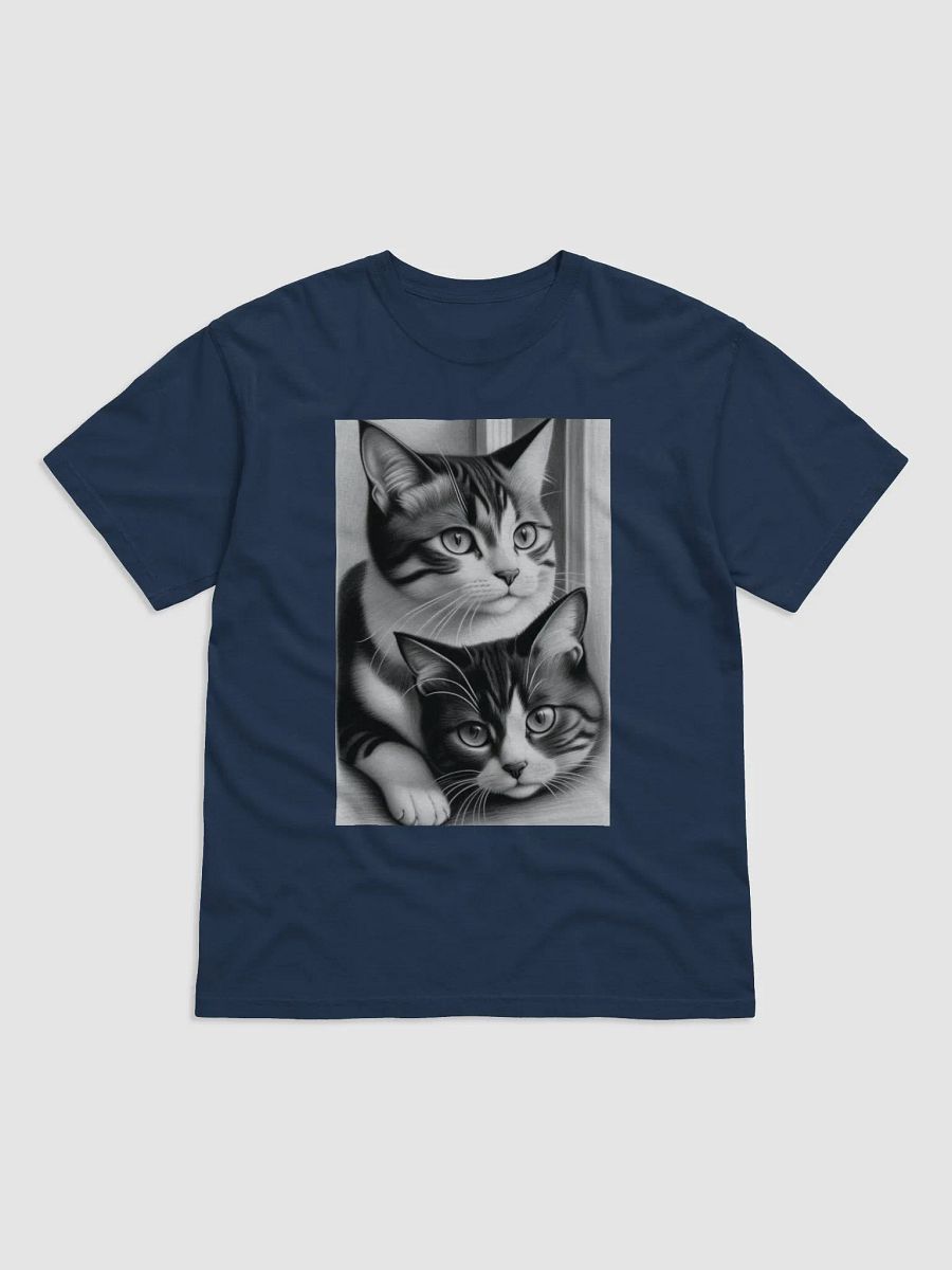 Striped Feline Duo T-Shirt product image (9)