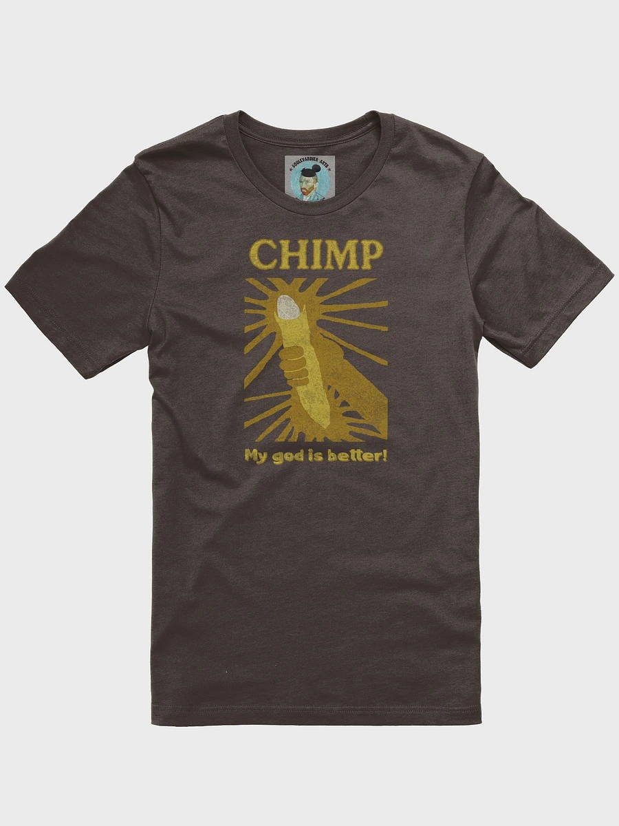 Chimp: My God Is Better Unisex T-shirt product image (53)