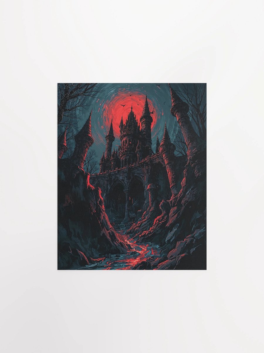 The Blood Moon Citadel Matte Poster product image (3)