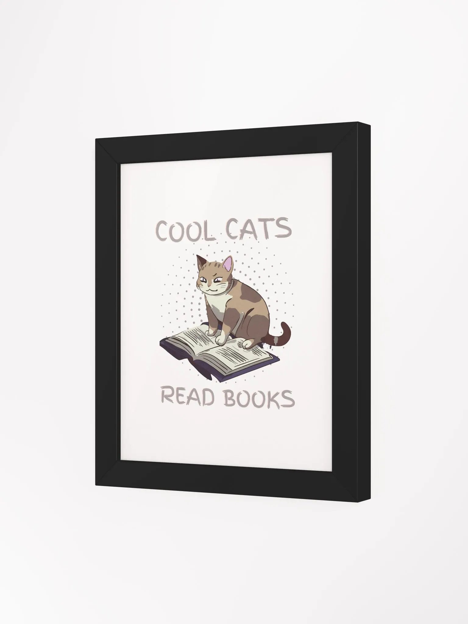 Cool Cats Read Books Framed Poster product image (48)