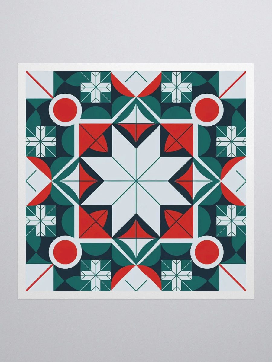 Kaleidoscope patterned Kiss Cut Stickers product image (4)