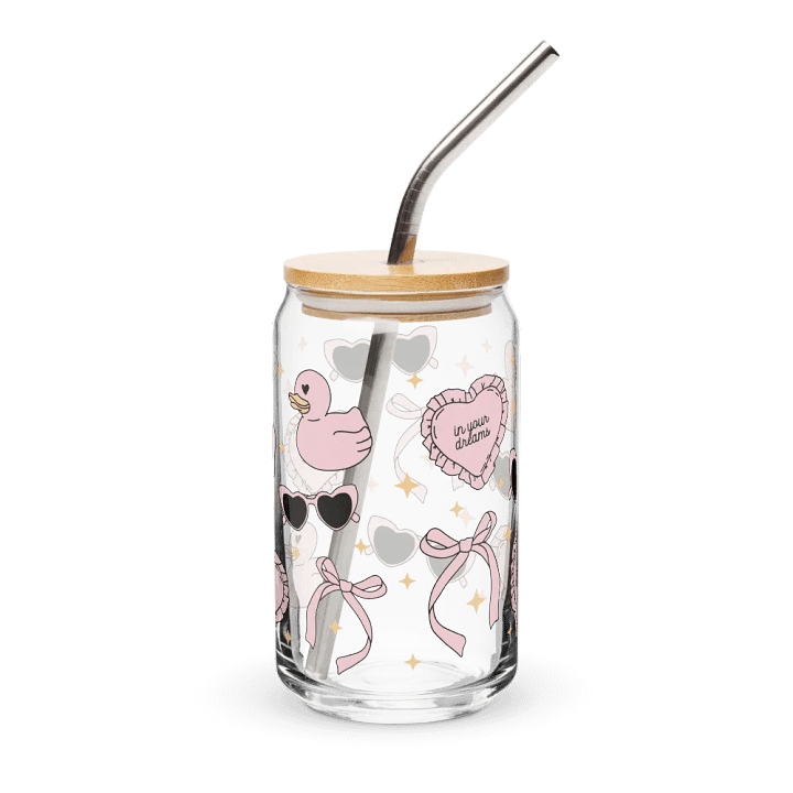Coquette Girly Stuff Can-Shaped Glass (16oz) product image (2)