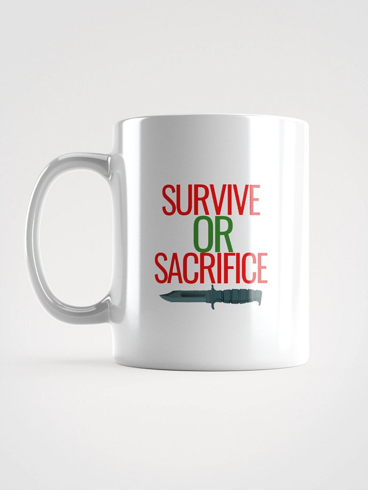 ☕ SURVIVE OR SACRIFICE – Official SurvivalReviews Mug product image (1)