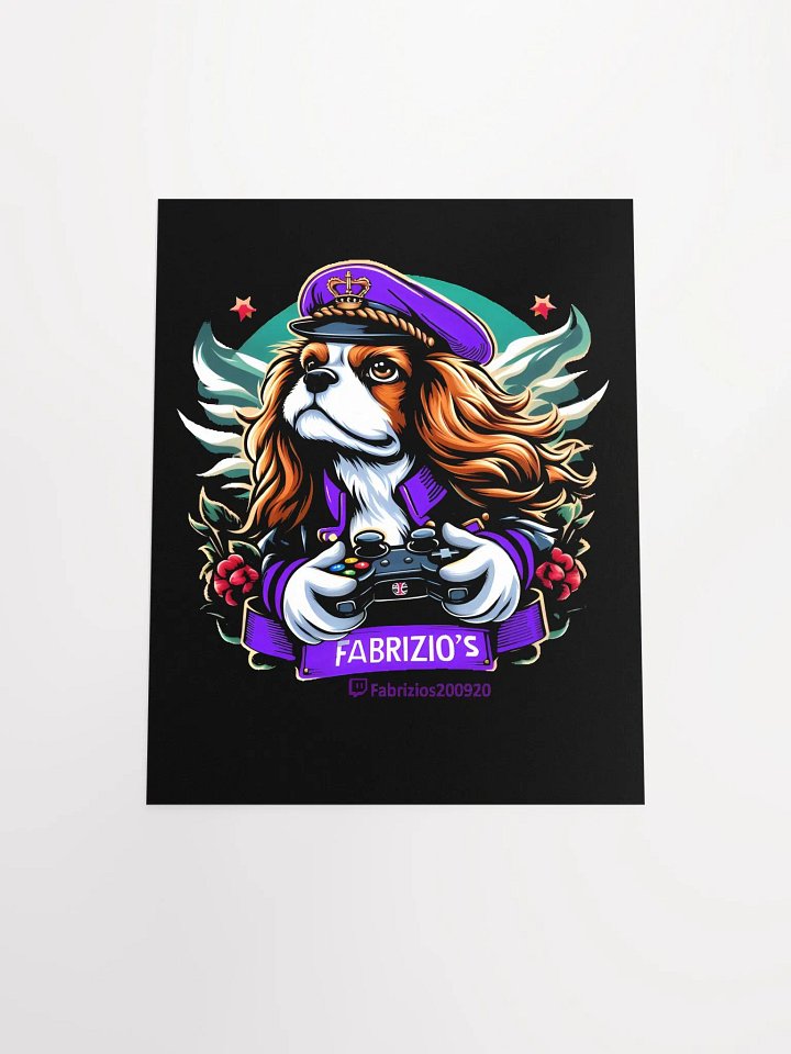 Captain Canine Gamer Poster product image (1)