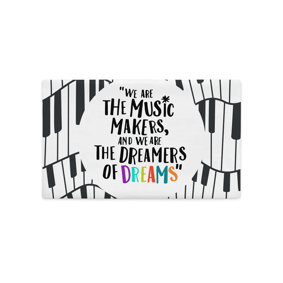 Piano Woman - Music Dreamers in Decor Premium Pillow Case product image (2)