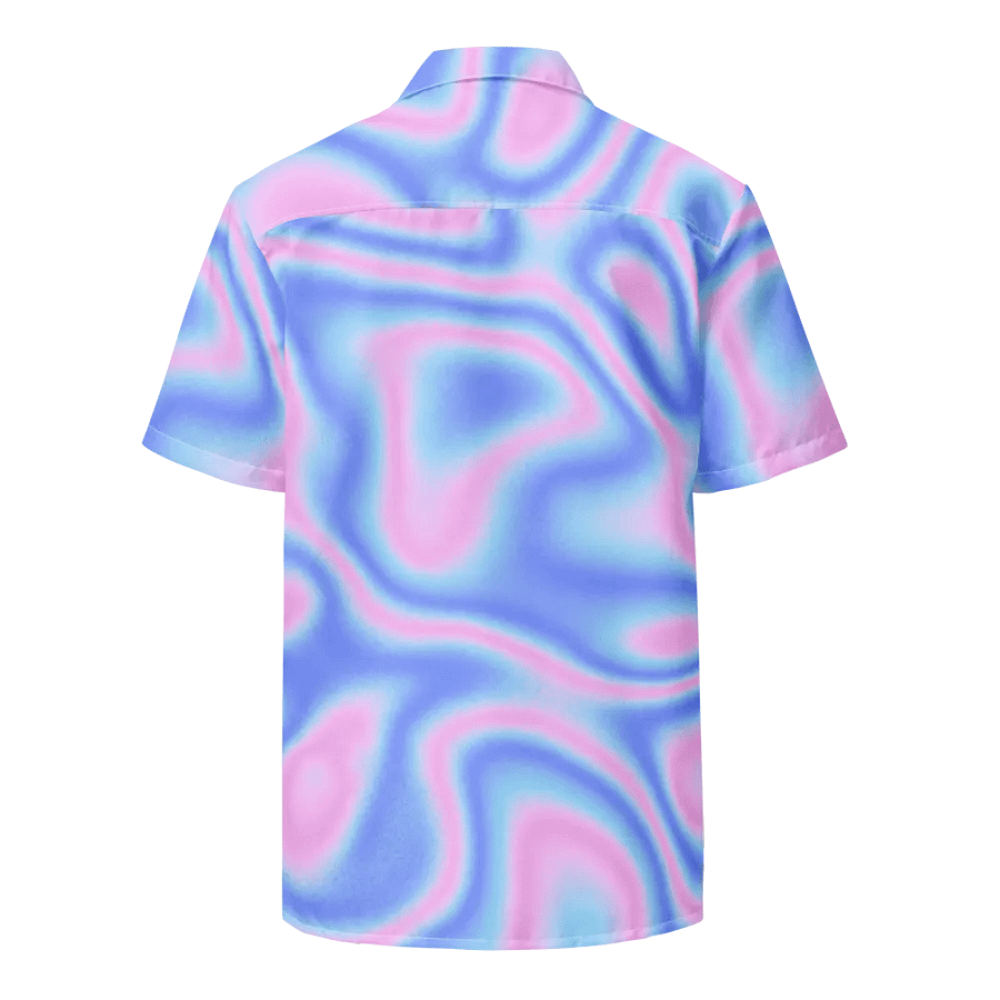 Psychedelic Hologram Unisex Hawaiian Shirt product image (8)