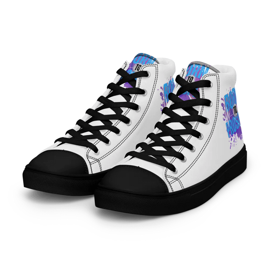 Retro Born to Prosper Splash High Tops product image (7)