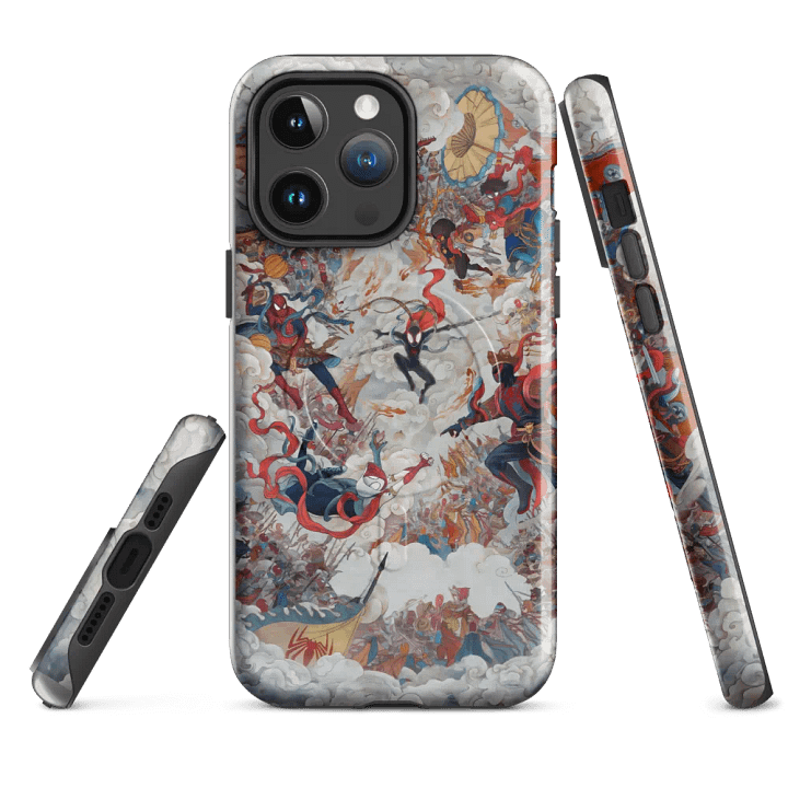 Spectacular Spider-Verse Battle iPhone Case product image (4)