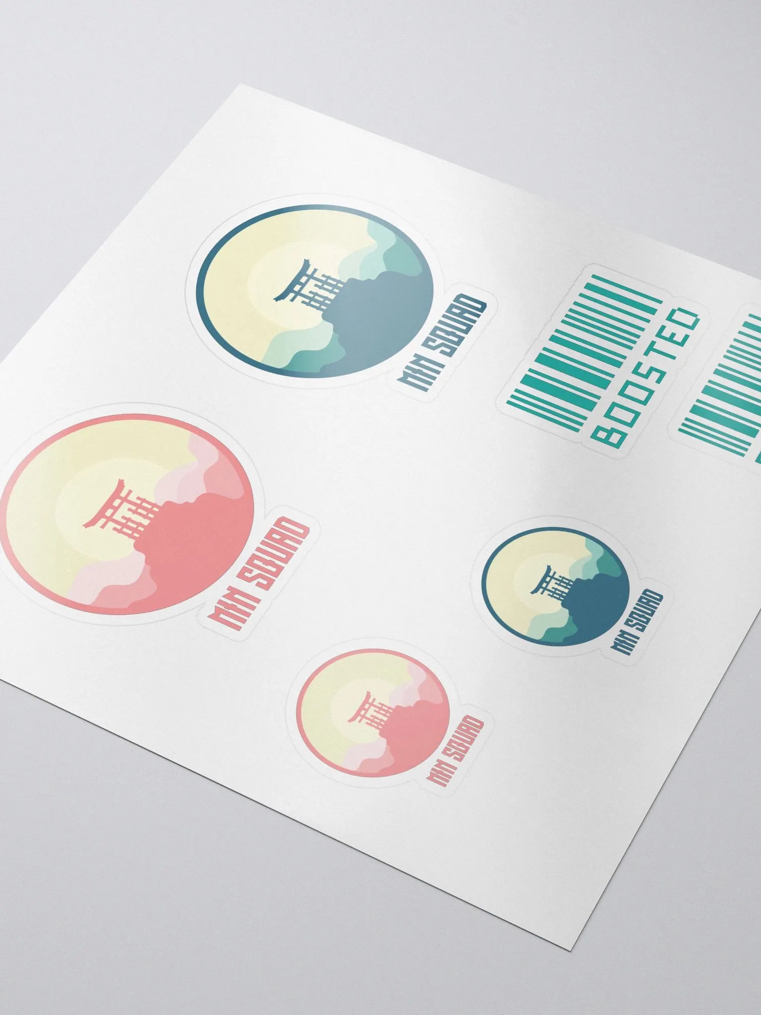 Min Squad and Boosted stickers product image (5)