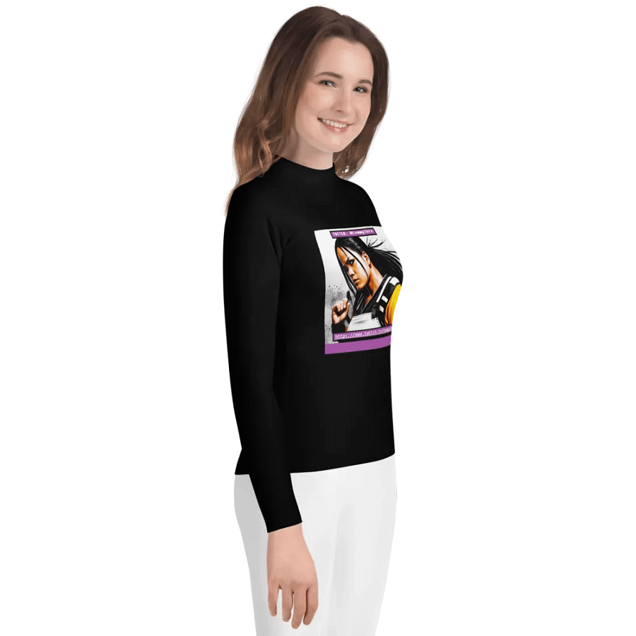 Midnight Vibes Youth Rash Guard product image (5)