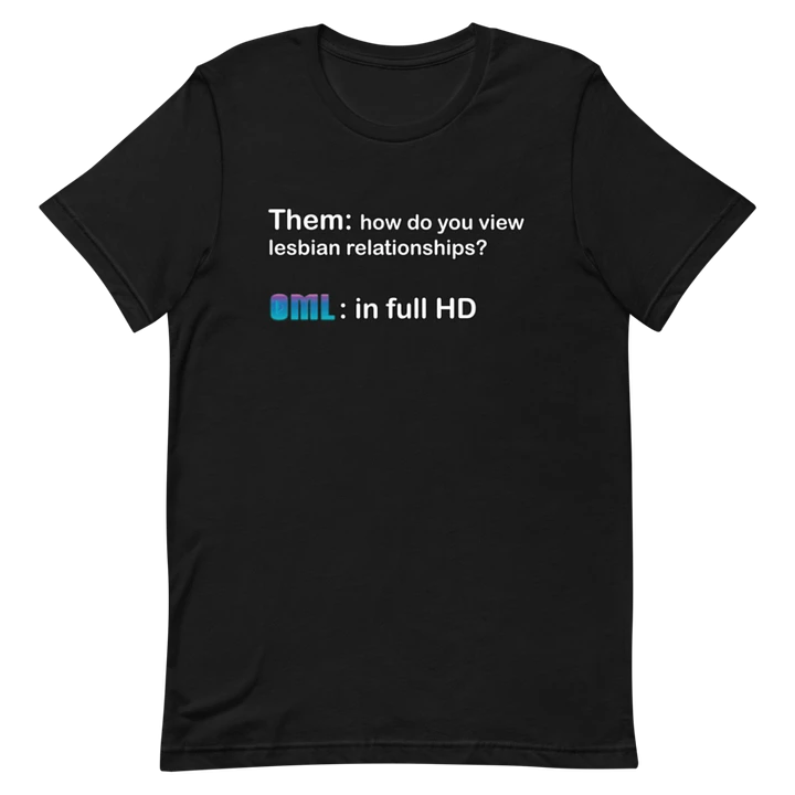 In Full HD T-Shirt - Black product image (1)