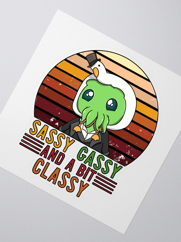 AuronSpectre Sassy, Gassy, & A Bit Classy Sticker product image (2)