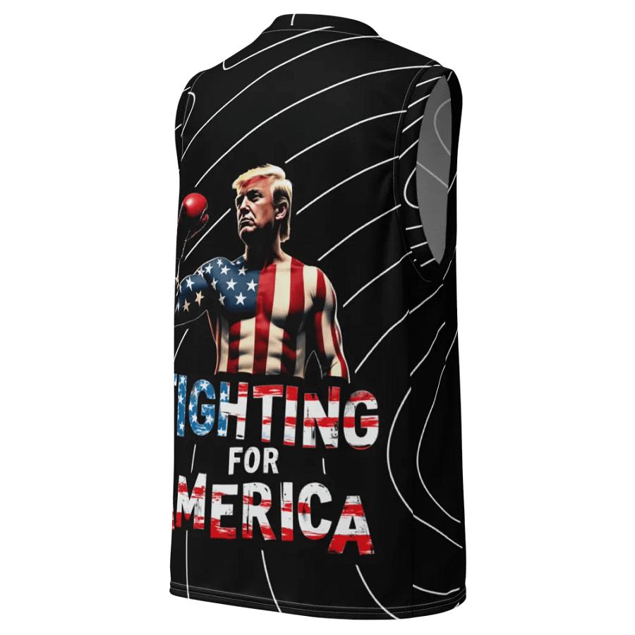 Basketball Jersey: Trump, Fighting for America product image (4)