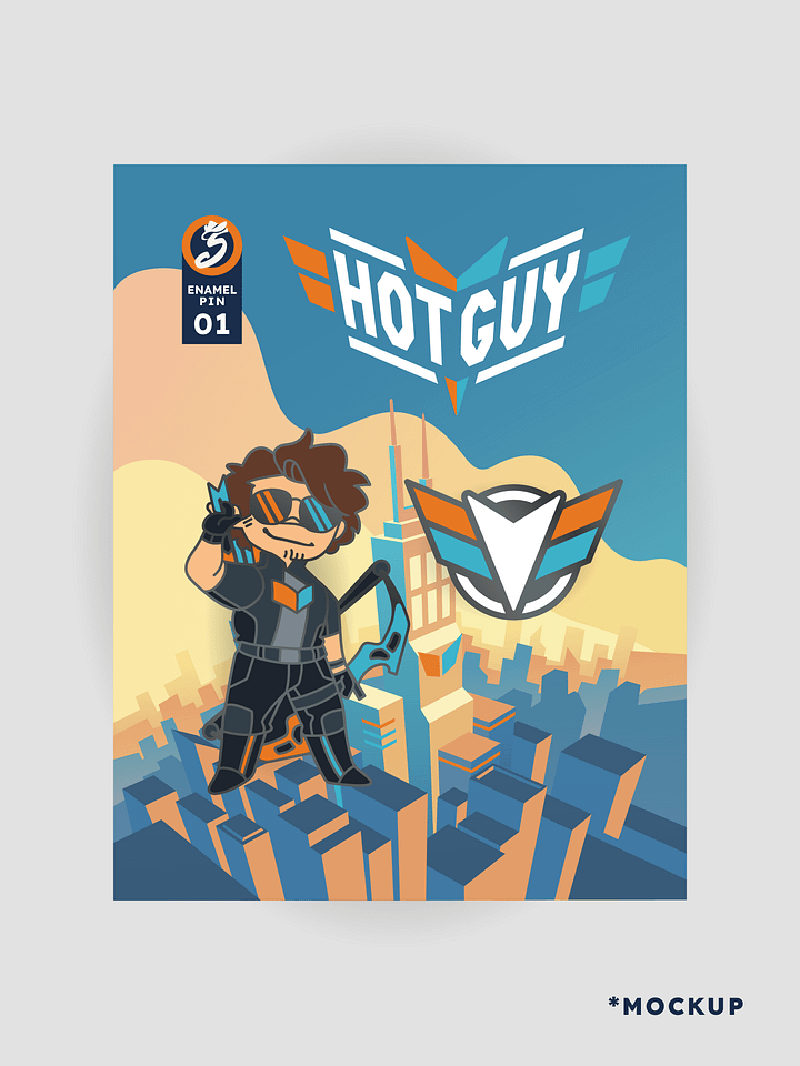 [PREORDER] Hotguy + Icon Two Pin Set product image (2)