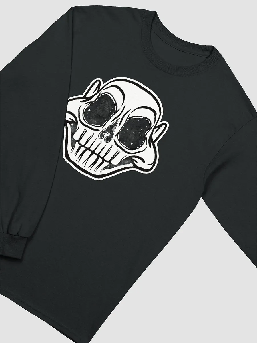 Grinning Skull Graphic Long Sleeve Tee product image (3)