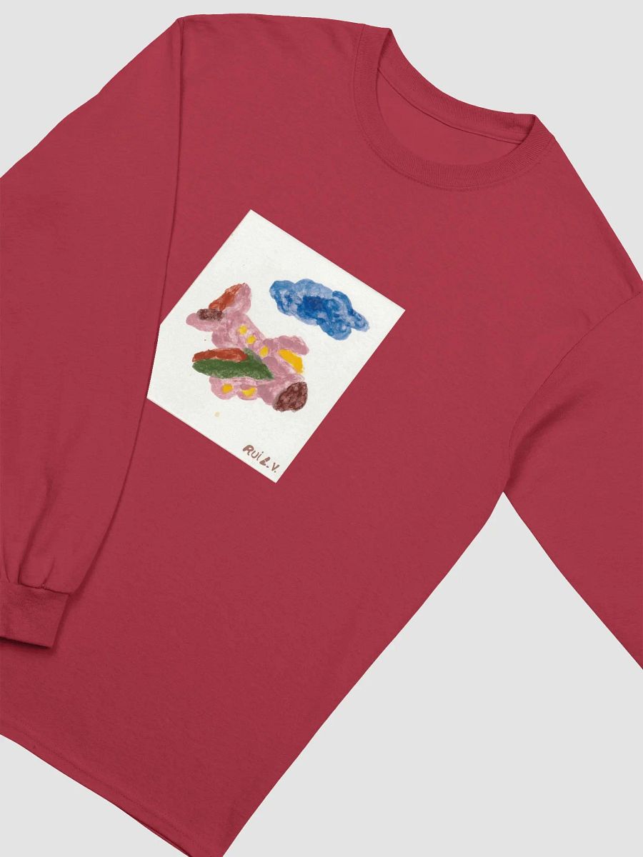 Kid Airplane (Gildan Ultra Cotton Long Sleeve T-Shirt) product image (36)