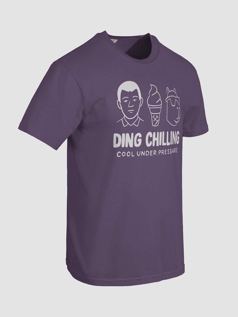 Ding Chilling – Cool Under Pressure | Funny Chess Meme Design | T-Shirt White on Dark product image (103)