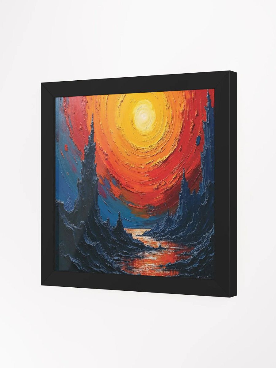 Ethereal Mountain Sunset Framed Print product image (18)