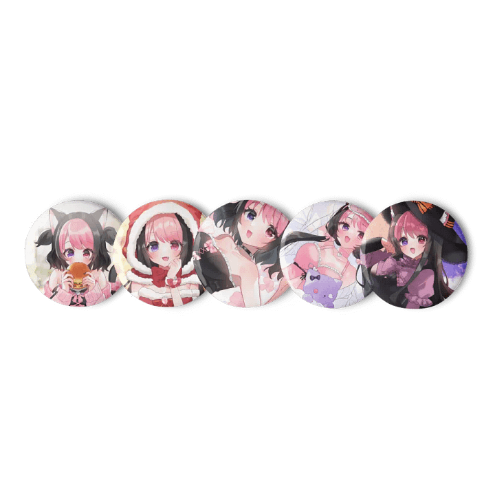 variety cute strawb buttons product image (1)