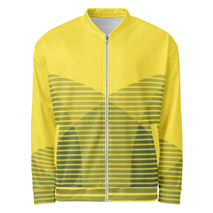 Symmetric Fusion All-Over Print Bomber Jacket product image (1)