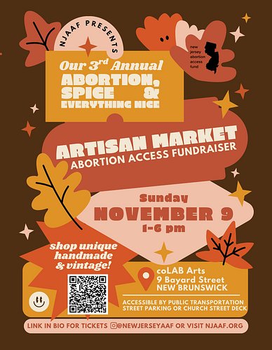 Where can you find izzy lee originals in person in November?
First up is the Abortion, Spice, & Everything Nice Artisan Marke...